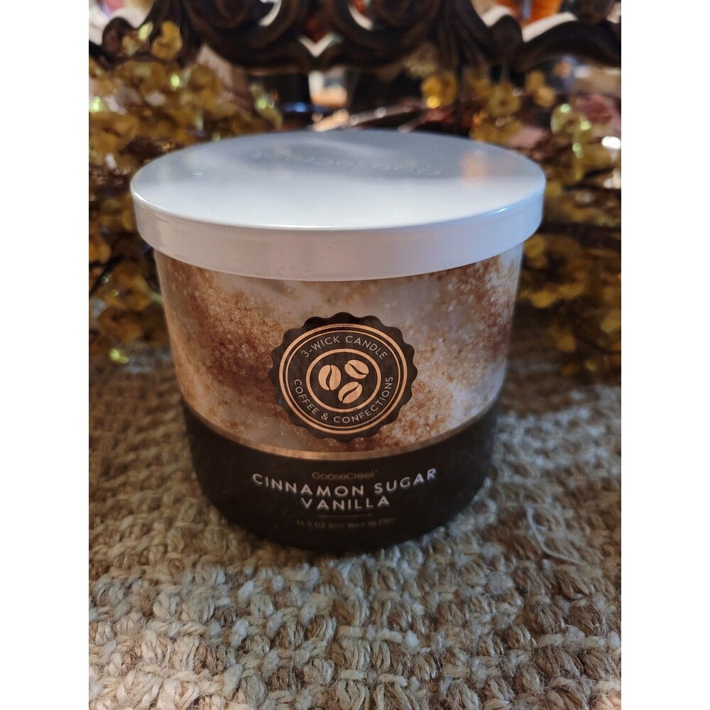 Cinnamon Sugar Vanilla - Goose Creek 3-wick Candle